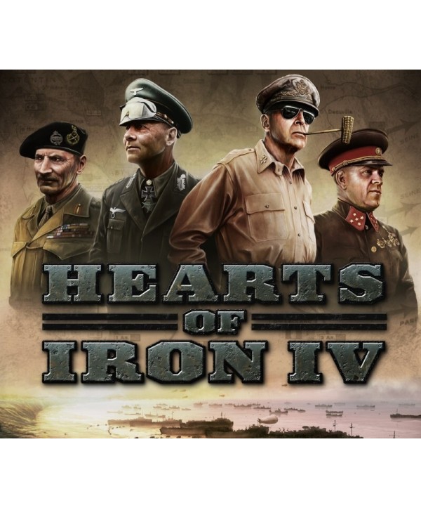 Hearts of Iron IV + 9 DLCs Steam Key 